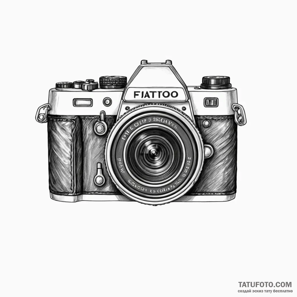 Camera - эскиз тату (№1750398903_1, 20.06.2025 05:55) — Tatufoto.com