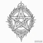 Pentacle — эскиз тату (№1750400503_1, 20.06.2025 06:21) — Tatufoto.com
