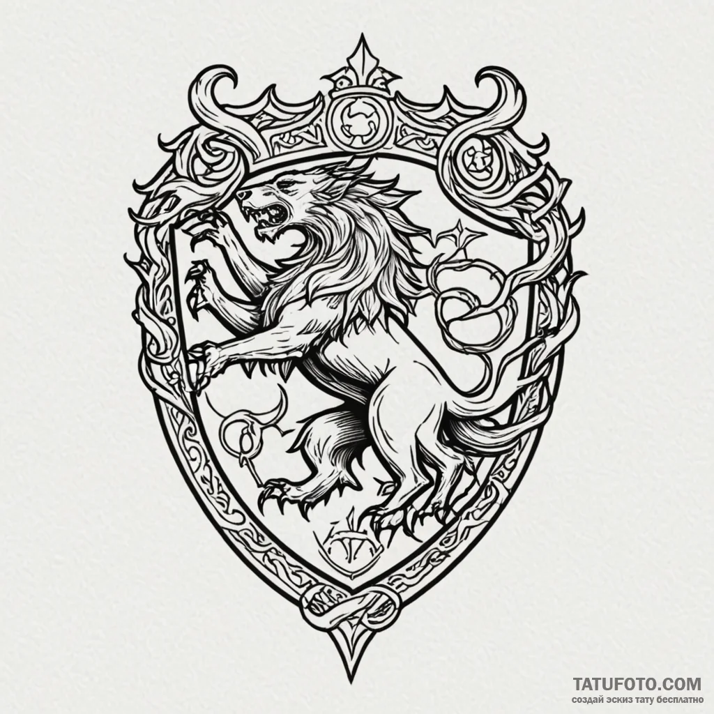 A linework tattoo design of the sigils of the... - эскиз тату (№1750400586_0, 20.06.2025 06:23) — Tatufoto.com