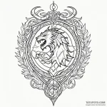 A linework tattoo design of the sigils of the… — эскиз тату (№1750400586_1, 20.06.2025 06:23) — Tatufoto.com