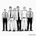 A sketch of the main characters from the usua… — эскиз тату (№1750401581_1, 20.06.2025 06:39) — Tatufoto.com