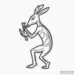 Kokopelli — эскиз тату (№1750402332_1, 20.06.2025 06:52) — Tatufoto.com