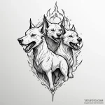 Cerberus — эскиз тату (№1750402420_0, 20.06.2025 06:53) — Tatufoto.com
