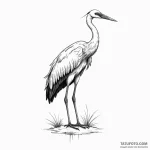 Crane — эскиз тату (№1750404214_1, 20.06.2025 07:23) — Tatufoto.com