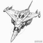 A linework tattoo of the rocinante ship from… — эскиз тату (№1750408546_0, 20.06.2025 08:35) — Tatufoto.com