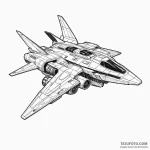 A linework tattoo of the rocinante ship from… — эскиз тату (№1750408546_1, 20.06.2025 08:35) — Tatufoto.com
