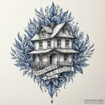 A neo-traditional tattoo of the «showdown at… — эскиз тату (№1750408629_1, 20.06.2025 08:37) — Tatufoto.com