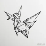Origami — эскиз тату (№1750408797_1, 20.06.2025 08:39) — Tatufoto.com