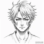 A sketch of itadori yuji with sukuna’s markin… — эскиз тату (№1750409698_1, 20.06.2025 08:54) — Tatufoto.com