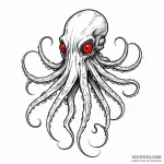 Neo-traditional design of a sentinel (squiddy… — эскиз тату (№1750410444_0, 20.06.2025 09:07) — Tatufoto.com