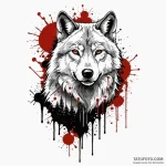 A trash polka design of the red wedding, with… — эскиз тату (№1750411273_1, 20.06.2025 09:21) — Tatufoto.com