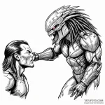 119. a graphic novel panel of dutch and the p… — эскиз тату (№1750412164_0, 20.06.2025 09:36) — Tatufoto.com