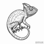 Chameleon — эскиз тату (№1750413133_1, 20.06.2025 09:52) — Tatufoto.com