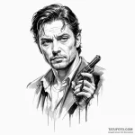 (проход 3: криминал, триллер и sci-fi) — эскиз тату (№1750414996_0, 20.06.2025 10:23) — Tatufoto.com