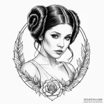 Chicano style portrait of a beautiful, tattoo… — эскиз тату (№1750415566_1, 20.06.2025 10:32) — Tatufoto.com