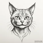 115. neo-traditional tattoo of jonesy the cat… — эскиз тату (№1750416809_0, 20.06.2025 10:53) — Tatufoto.com