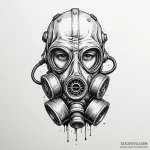 Gas mask — эскиз тату (№1750416891_1, 20.06.2025 10:54) — Tatufoto.com
