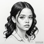 A neo-traditional portrait of the main charac… — эскиз тату (№1750417801_1, 20.06.2025 11:10) — Tatufoto.com