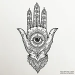 Hand of fatima — эскиз тату (№1750418599_0, 20.06.2025 11:23) — Tatufoto.com