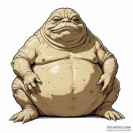 37. sketch of jabba the hutt, detailed and gr… — эскиз тату (№1750418677_1, 20.06.2025 11:24) — Tatufoto.com