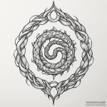 Uroboros — эскиз тату (№1750419500_0, 20.06.2025 11:38) — Tatufoto.com