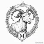 Linework tattoo of the mudhorn signet given t… — эскиз тату (№1750421586_1, 20.06.2025 12:13) — Tatufoto.com