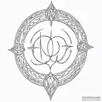 A linework design of the elvish script for «f… — эскиз тату (№1750421829_1, 20.06.2025 12:17) — Tatufoto.com