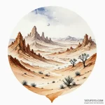 A watercolor landscape of caladan, contrastin… — эскиз тату (№1750425933_1, 20.06.2025 13:25) — Tatufoto.com