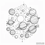 Parade of planets — эскиз тату (№1750426585_1, 20.06.2025 13:36) — Tatufoto.com