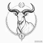 Capricorn — эскиз тату (№1750426832_0, 20.06.2025 13:40) — Tatufoto.com