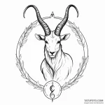 Capricorn — эскиз тату (№1750426832_1, 20.06.2025 13:40) — Tatufoto.com