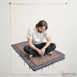 A watercolor tattoo of the dude’s rug, «it re… — эскиз тату (№1750428563_0, 20.06.2025 14:09) — Tatufoto.com