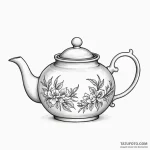 Teapot — эскиз тату (№1750429304_0, 20.06.2025 14:21) — Tatufoto.com