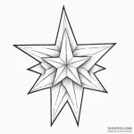 Five-pointed star — эскиз тату (№1750429391_0, 20.06.2025 14:23) — Tatufoto.com