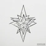 Five-pointed star — эскиз тату (№1750429391_1, 20.06.2025 14:23) — Tatufoto.com