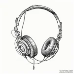 Music player — эскиз тату (№1750434839_1, 20.06.2025 15:53) — Tatufoto.com
