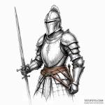 Knight — эскиз тату (№1750439202_0, 20.06.2025 17:06) — Tatufoto.com