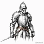 Knight — эскиз тату (№1750439202_1, 20.06.2025 17:06) — Tatufoto.com