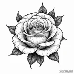 Black rose — эскиз тату (№1750440162_0, 20.06.2025 17:22) — Tatufoto.com