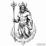 Poseidon — эскиз тату (№1750440973_0, 20.06.2025 17:36) — Tatufoto.com