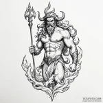 Poseidon — эскиз тату (№1750440973_1, 20.06.2025 17:36) — Tatufoto.com