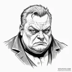 Graphic novel style portrait of baron harkonn… — эскиз тату (№1750441863_1, 20.06.2025 17:51) — Tatufoto.com