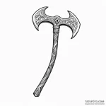 Tomahawk — эскиз тату (№1750442023_0, 20.06.2025 17:53) — Tatufoto.com
