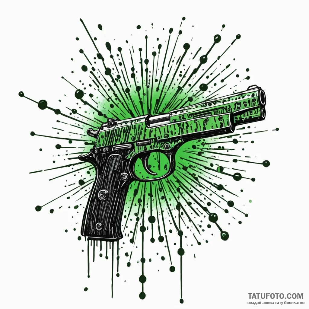 Trash polka sketch of neo stopping bullets, w... - эскиз тату (№1750442938_0, 20.06.2025 18:08) — Tatufoto.com