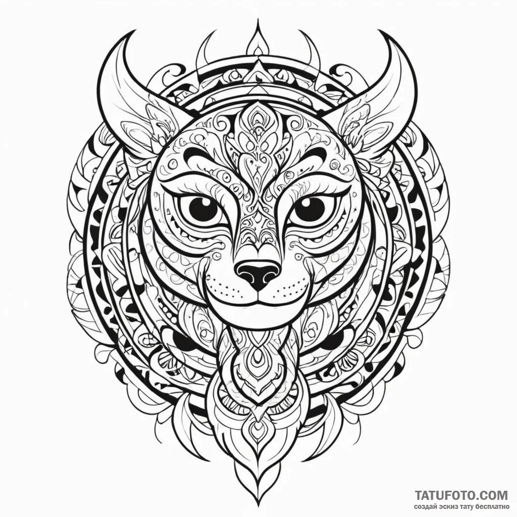 Haida (patterns) - эскиз тату (№1750443749_1, 20.06.2025 18:22) — Tatufoto.com