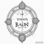 A minimalist tattoo of the inscription on the… – эскиз тату (№1750444572_1, 20.06.2025 18:36) — Tatufoto.com