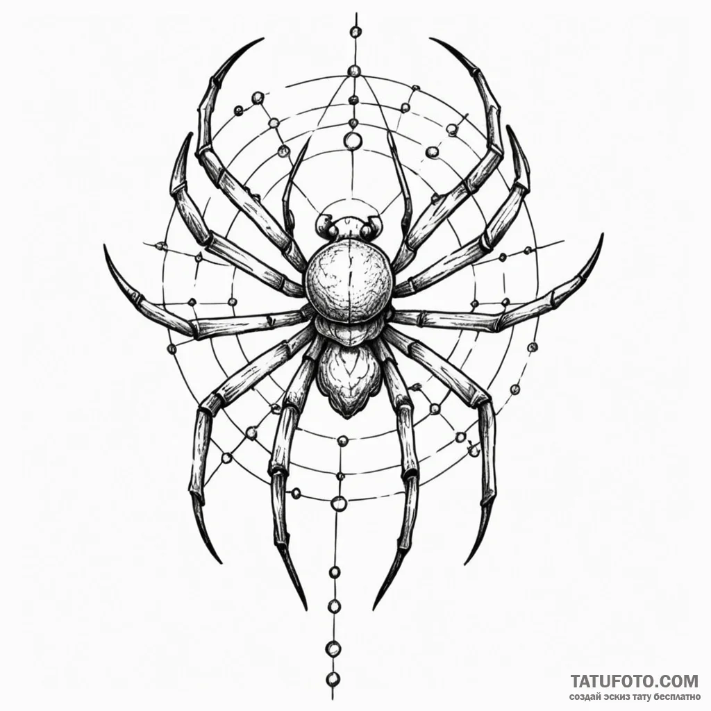 Web - эскиз тату (№1750445464_0, 20.06.2025 18:51) — Tatufoto.com