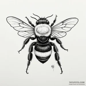 Bumblebee - эскиз тату (№1750445704_0, 20.06.2025 18:55) — Tatufoto.com