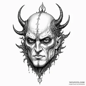 A neo-traditional tattoo of morpheus's helm f... - эскиз тату (№1750446598_0, 20.06.2025 19:09) — Tatufoto.com