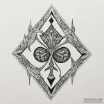 Card suits — эскиз тату (№1750447004_1, 20.06.2025 19:16) — Tatufoto.com